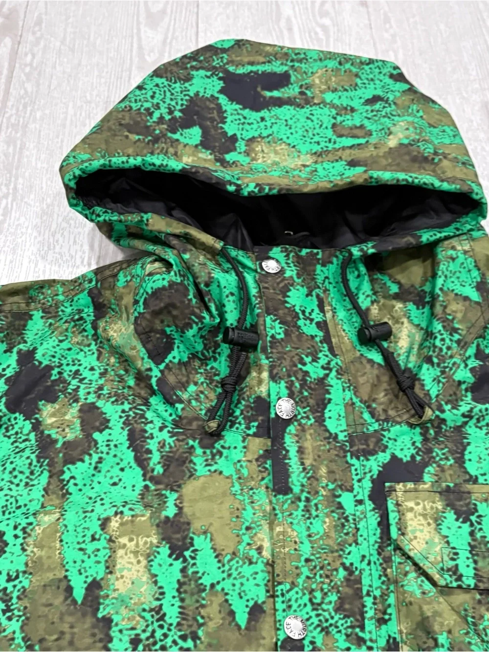 The North Face Mountain Parka / Utility Jacket (Green Camo) Size XL